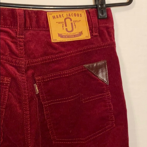 MARC JACOBS MAROON CORDUROY PANTS! - Picture 7 of 8